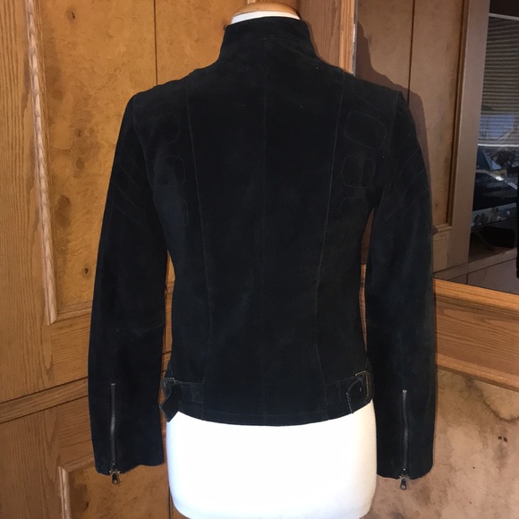Seduction suede black jacket - Picture 3 of 10